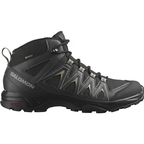 Produktbild: Salomon Herren X Braze Mid Gore-Tex Hiking Shoe, Black/Phantom/Vintage Khaki, 44 EU