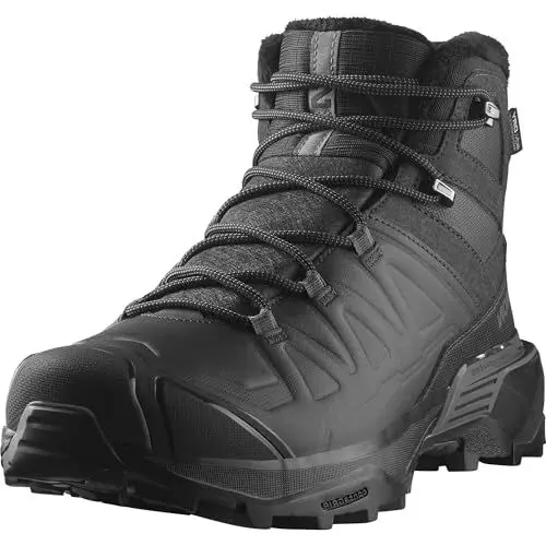 Produktbild: Salomon X Ultra Snowpilot Waterproof Men's Hiking Shoes, Snow Stable, Durable Warmth, and Winterproof, Black, 12