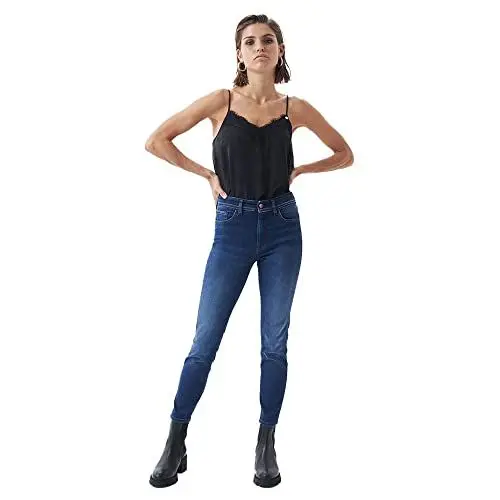 Produktbild: Salsa Jeans Bliss, Cropped Hose, DUNKLER Farbton
