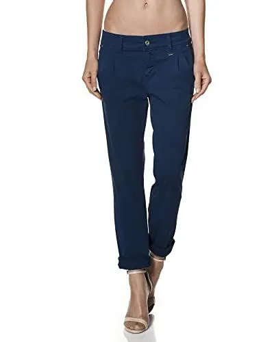 Produktbild: Salsa – Chinos aus Schlange, schmal – Damen Gr. 33W x 30L, blau