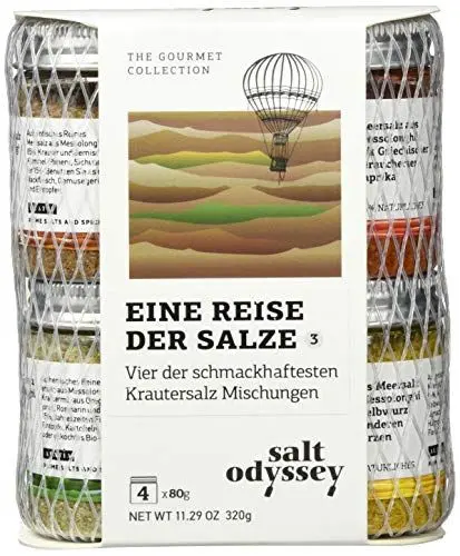 Produktbild: Salt Odyssey Combo mit Kräutern und Gewürzen 4 X 80gr, 320 g