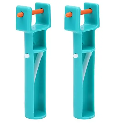 Produktbild: Poolbürsten-Clip, 2-teiliger Schwimmbadgriff, ABS-Pool-Vakuumkopfgriff, Pool-Griff, Ersatz-Poolstangenteile, Pool-Vakuumaufsatz mit Verschleißfestigkeit für Schwimmbad