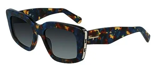 Produktbild: Salvatore Ferragamo Unisex SF1024S 47352 Sunglasses, 235 Blue Havana, 52