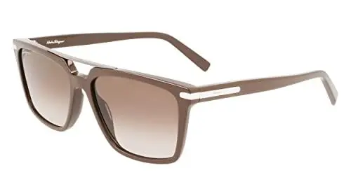 Produktbild: Salvatore Ferragamo Unisex SF1037S Sunglasses, 208 Dark Brown, 57