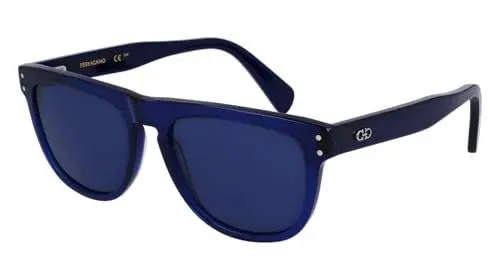 Produktbild: Salvatore Ferragamo Unisex SF1111S Sunglasses, 432 Transparent Blue, 55