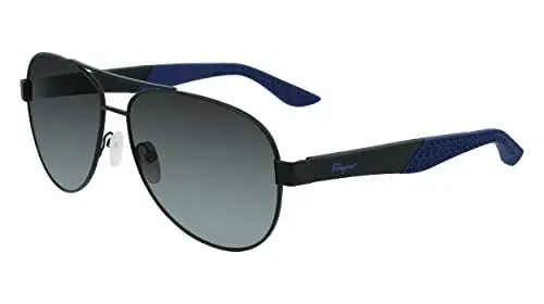Produktbild: Salvatore Ferragamo Unisex SF275S 47201 Sunglasses, 002 Matte Black, 62