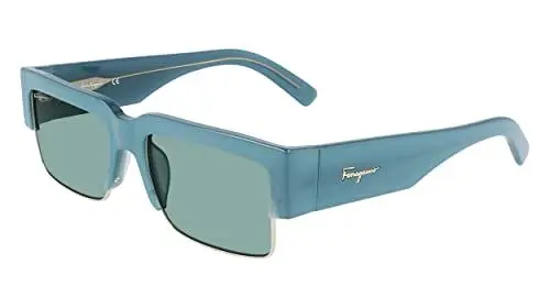 Produktbild: Salvatore Ferragamo Unisex SF276S 47582 Sunglasses, 467 Azure Gold, 56