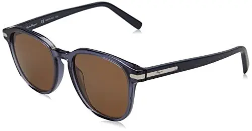 Produktbild: Salvatore Ferragamo Unisex SF993S 44591 Sunglasses, 414 Crystal Navy Blue, 53