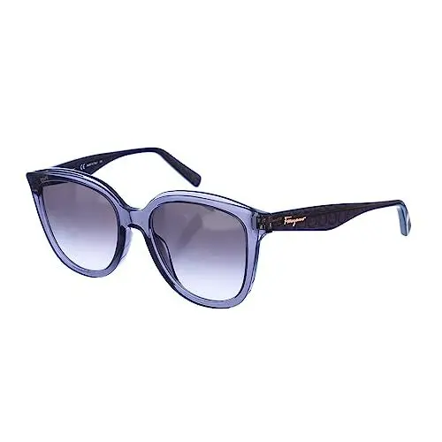 Produktbild: Salvatore Ferragamo Unisex Sf Gancino Sunglasses, 057 Crystal Grey, 53