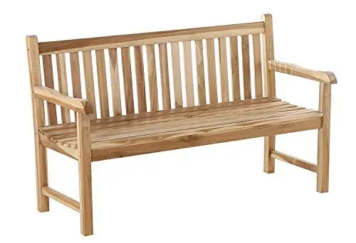 Produktbild: SAM 2-Sitzer Gartenbank Java, 120 cm, Sitzbank aus Teak-Holz, Holzbank für Balkon, Terrasse oder Garten