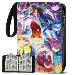 Produktbild: Sammelalbum für Pokemon Karten, 50 Seiten 900 Taschen Sammelkarten Album,Tragbar Wasserdicht PU Karten Halter,Sammelkartenalben Es ist das Geschenk für Kinder yb9