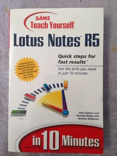 Produktbild: Sams Teach Yourself Lotus Notes R5 in 10 Minutes