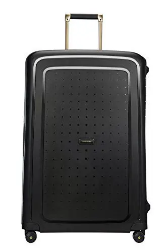 Produktbild: SAMSONITE S'Cure DLX Spinner, 5 KG Koffer, 81 cm, 138 L, Black/Gold Deluscious