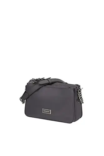 Produktbild: Samsonite Karissa 2.0 - Schultertasche mit 3 Fächer, 23 cm, Grau (Eco Dark Grey)