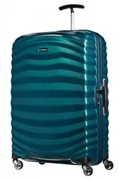 Produktbild: Samsonite Lite-Shock - Spinner L Koffer, 75 cm, 98,5 L, mit 4 Rollen, Blau (Petrol Blue)