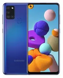 Produktbild: Samsung A217F Galaxy A21s 32 GB (Blau) ohne Simlock, ohne Branding, SM-A217FZBNEUB