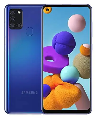 Produktbild: Samsung A217F Galaxy A21s 32 GB (Blau) ohne Simlock, ohne Branding, SM-A217FZBNEUB