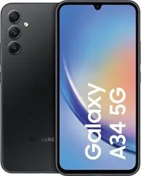 Produktbild: Samsung A346B Galaxy A34, All Carriers, 5G 128 GB (Awesome Graphite) ohne Simlock, ohne Branding