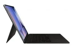Produktbild: Samsung Book Cover Keyboard EF-DX925 für das Galaxy Tab S10 Ultra | Tab S9 Ultra mit QWERTZ-Tastatur und AI-Taste, Zweiteilige Tablet-Hülle, schlankes Design, S Pen Fach, Schwarz