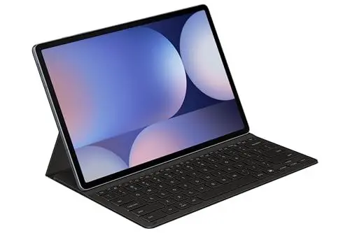Produktbild: Samsung Book Cover Keyboard Slim EF-DX820 für das Galaxy Tab S10+| Tab S9+| Tab S9 FE+ mit QWERTZ-Tastatur und AI-Taste, Einteilige Tablet-Hülle, schlankes Design, S Pen Fach, Schwarz