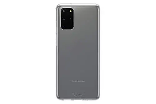 Produktbild: Samsung Clear Cover Smartphone Cover EF-QG985 für Galaxy S20+ | S20+ 5G Handy-Hülle, extra-dünn und griffig, Schutz Case, durchsichtig, transparent - 6.7 Zoll