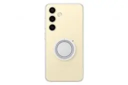 Produktbild: Samsung Clear Gadget Smartphone Case EF-XS921 für Galaxy S24, Handy-Hülle, Standfuß, Durchsichtig, Kratzfest, Fingerhalterung, Ringhalter, Trageschlaufe, Transparent