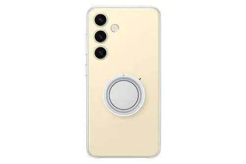 Produktbild: Samsung Clear Gadget Smartphone Case EF-XS921 für Galaxy S24, Handy-Hülle, Standfuß, Durchsichtig, Kratzfest, Fingerhalterung, Ringhalter, Trageschlaufe, Transparent