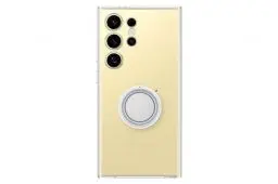 Produktbild: Samsung Clear Gadget Smartphone Case EF-XS928 für Galaxy S24 Ultra, Handy-Hülle, Standfuß, Durchsichtig, Kratzfest, Fingerhalterung, Ringhalter, Trageschlaufe, Transparent