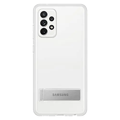 Produktbild: Samsung Clear Standing Cover Smartphone Cover EF-JA725 für Galaxy A72 Handy-Hülle, ausklappbarer Standfuß, Schutz Case, stoßfest, Transparent