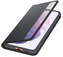 Produktbild: Samsung Clear View Smartphone Cover EF-ZG996 für Galaxy S21+ 5G Flip Cover, Handy-Hülle, extra-dünn, stoßfest, Schutz Case, Schwarz