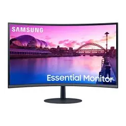 Produktbild: Samsung Curved S39C Essential Monitor S27C390EAU, 27 Zoll, VA-Panel, Full HD-Auflösung, Eco Saving Plus, integrierte Stereo Lautsprecher, 4 ms Reaktionszeit, Bildwiederholrate 75 Hz, Schwarz