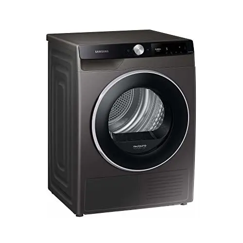 Produktbild: Samsung DV80T6220LX/S2 Wärmepumpentrockner, 8 kg, Simple Control mit WiFi und Auto Cycle Link, Hygiene+ Programm, Air Wash, Inox