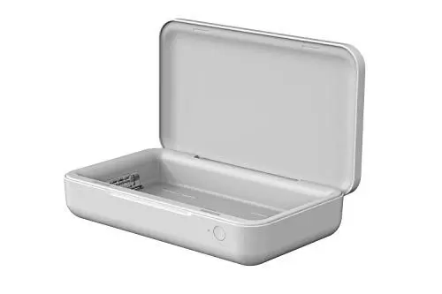 Produktbild: Designed for Samsung ITFIT UV-Desinfektionsbox mit induktiver Ladefunktion weiß
