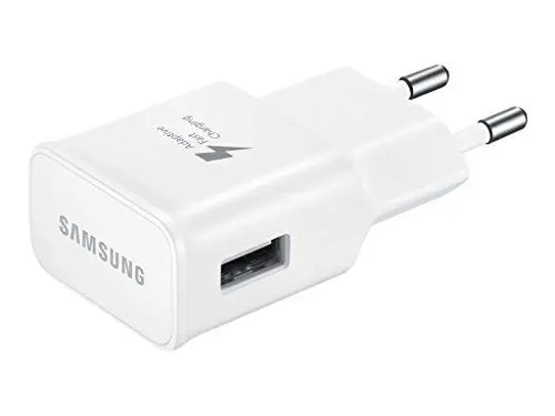 Produktbild: Samsung EP-TA20EWEU Schnellladegerät mit Micro-USB 2.0-Kabel zum Aufladen und Synchronisieren