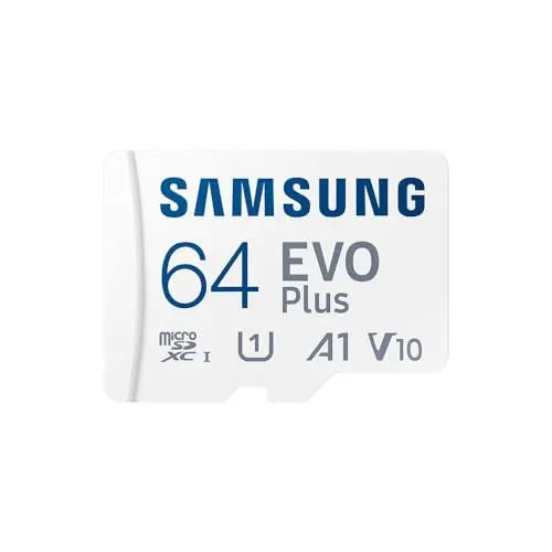 Produktbild: Samsung EVO Plus microSD-Speicherkarte (2024) (inkl. SD Adapter) - 64 GB