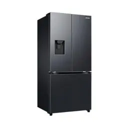 Produktbild: Samsung French-Door-Kühlschrank mit Gefrierfach, 178 cm, 495 l, WiFi & SmartThings AI Energy Mode, Twin Cooling+, Auto Ice Maker, No Frost+, Premium Black Steel, RF50C530EB1/EF