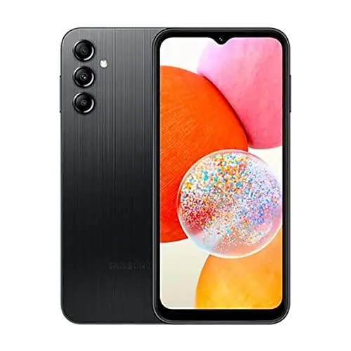 Produktbild: Samsung Galaxy A14 4G, go, 128GB schwarz ohne Simlock, ohne Branding