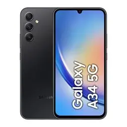 Produktbild: Samsung Galaxy A34 5G, Android Smartphone, 6,6 Zoll Dynamic AMOLED Display, 5.000 mAh Akku, 128 GB/6 GB RAM Handy in Awesome Graphite inkl. 30 Monate Herstellergarantie (Exklusiv bei Amazon)