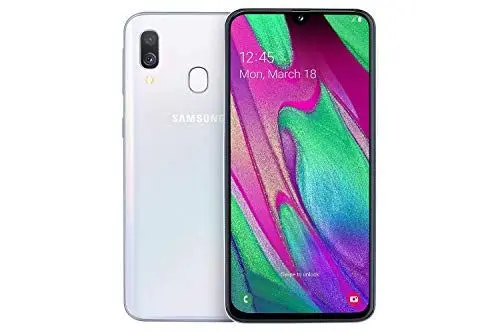 Produktbild: Samsung Galaxy A40 Smartphone (15.0cm (5.9 Zoll) 64GB interner Speicher, 4GB RAM, Dual SIM, White) - Deutsche Version