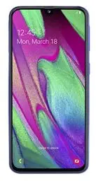 Produktbild: Samsung Galaxy A40 Smartphone (15.0cm (5.9 Zoll) 64GB interner Speicher, 4GB RAM, Dual SIM, blau) - Deutsche Version