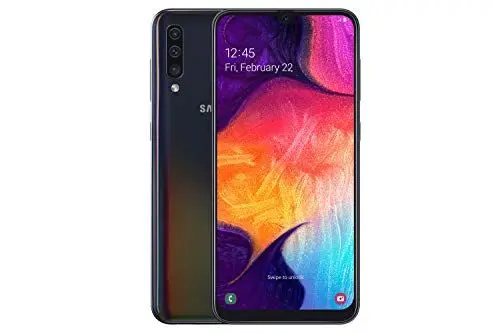 Produktbild: Samsung Galaxy A50 Smartphone (16.3cm (6.4 Zoll) 128GB interner Speicher, 4GB RAM, Schwarz) - Deutsche Version