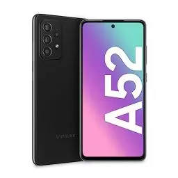 Produktbild: Samsung Galaxy A52 Smartphone, 6,5-Zoll-FHD+ Infinity-O-Display, 6 GB RAM und 128 GB erweiterbarer interner Speicher, 4.500-mAh-Akku und ultraschnelles Aufladen schwarz