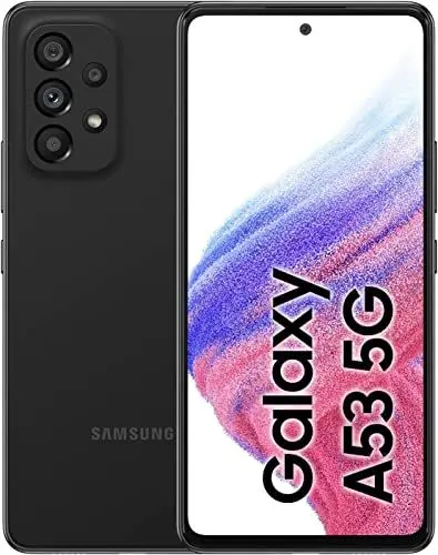 Produktbild: Samsung Galaxy A53 5G Enterprise Edition, 6,5 Zoll Android Smartphone, 128 GB, 5.000 mAh Akku, Business Handy, Smartphone ohne Vertrag, Awesome Black