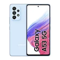 Produktbild: Samsung Galaxy A53 5G Smartphone Dual-SIM Android Handy 6 GB RAM 128 GB Speicher Awesome Blue + 30 Monate Garantie