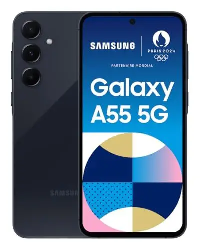 Produktbild: Samsung Galaxy A55 Enterprise Edition 5G Smartphone Dual-SIM RAM 8 GB / Interner Speicher 128 microSD slot OLED-Display 6.6