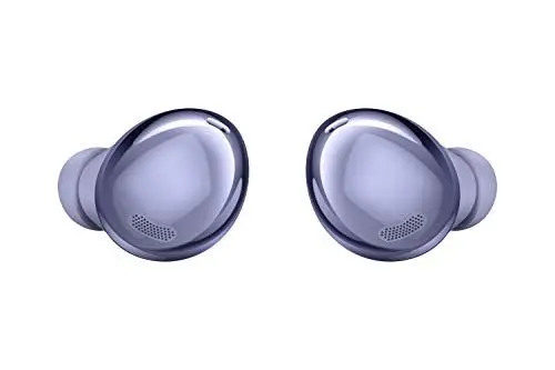 Produktbild: Samsung Galaxy Buds Pro, Kabellose Kopfhörer, Wireless Earbuds, ausdauernder Akku, 3 Mikrofone, Sound by AKG, 2-Wege-Lautsprecher inkl. Araree Clear Cover, Violet