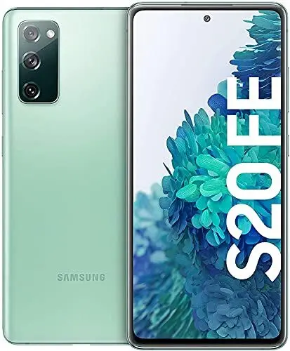 Produktbild: Samsung Galaxy S20 FE, Android Smartphone, 6,5 Zoll Super AMOLED Display, 4.500 mAh Akku, 128 GB/ 6 GB RAM, Handy in Cloud Green inkl 36 Monate Herstellergarantie (Exklusiv bei Amazon)