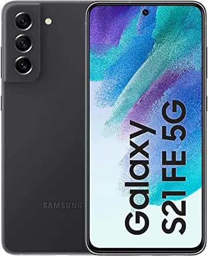 Produktbild: Samsung Galaxy S21 FE 5G, Android Smartphone, 6,4 Zoll Dynamic AMOLED Display, 4.500 mAh Akku, 128 GB/6 GB RAM, Handy in Graphite, inkl. 36 Monate Herstellergarantie (Exklusiv bei Amazon)