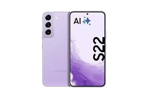 Produktbild: Samsung Galaxy S22, Android Smartphone ohne Vertrag, 15,39 cm/6,1 Zoll Dynamic AMOLED Display, 3.700 mAh Akku, 128 GB/8GB RAM, Handy in Bora Purple, inkl. 36 Monate Herstellergarantie