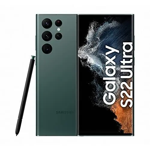 Produktbild: Samsung Galaxy S22 Ultra, Android Smartphone, 6,8 Zoll Dynamic AMOLED Display, 5.000 mAh Akku, 128 GB/8 GB RAM, Handy in Green, inkl. 36 Monate Herstellergarantie (Exklusiv bei Amazon)
